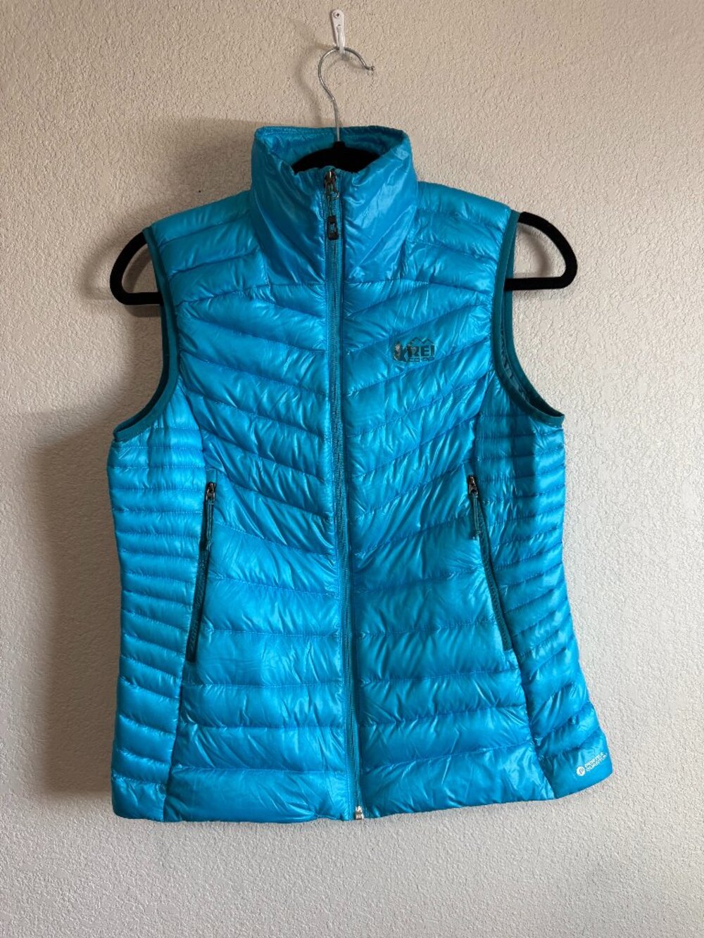 REI Co-op Women's Blue Down Puffer Vest Size Small